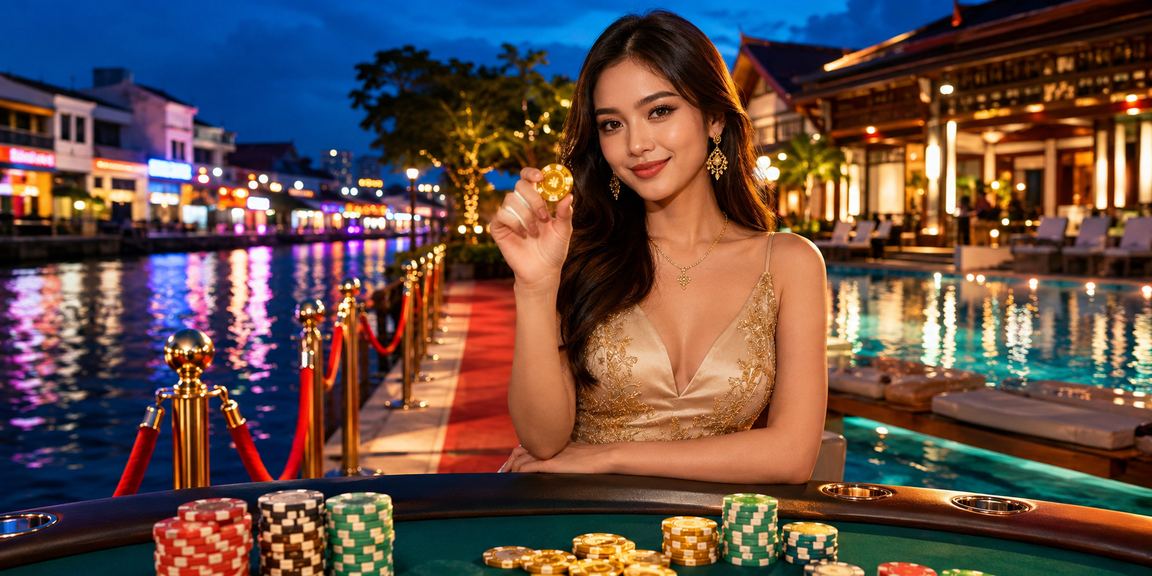 Suasana permainan Baccarat langsung yang menarik dan mengujakan di Melaka bersama srv250